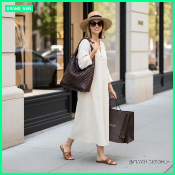 Handmade Vegan Leather Tote Bag with Magnetic Closure and Clutch - Picture 3 of 7